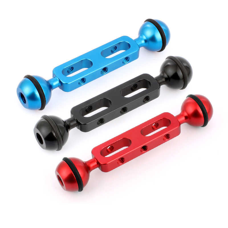 Aluminum Alloy Diving Photography Stand Butterfly Clip Connecting Rod