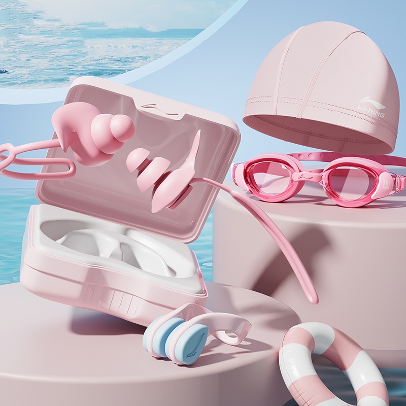 Sets Silicone Nose Clips Waterproof Swimming Nose Plugs Earplugs for Adults Kids