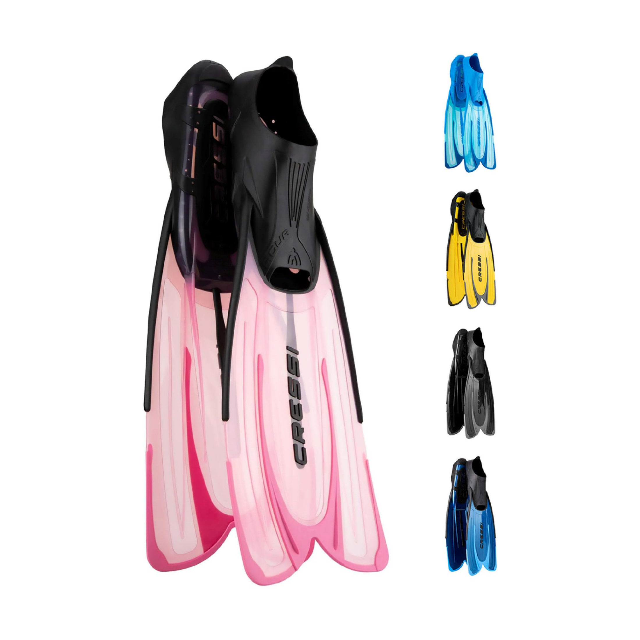 Adult Snorkeling Fins with Self-Adjustable Comfortable Full Foot Pocket | Perfect for Traveling