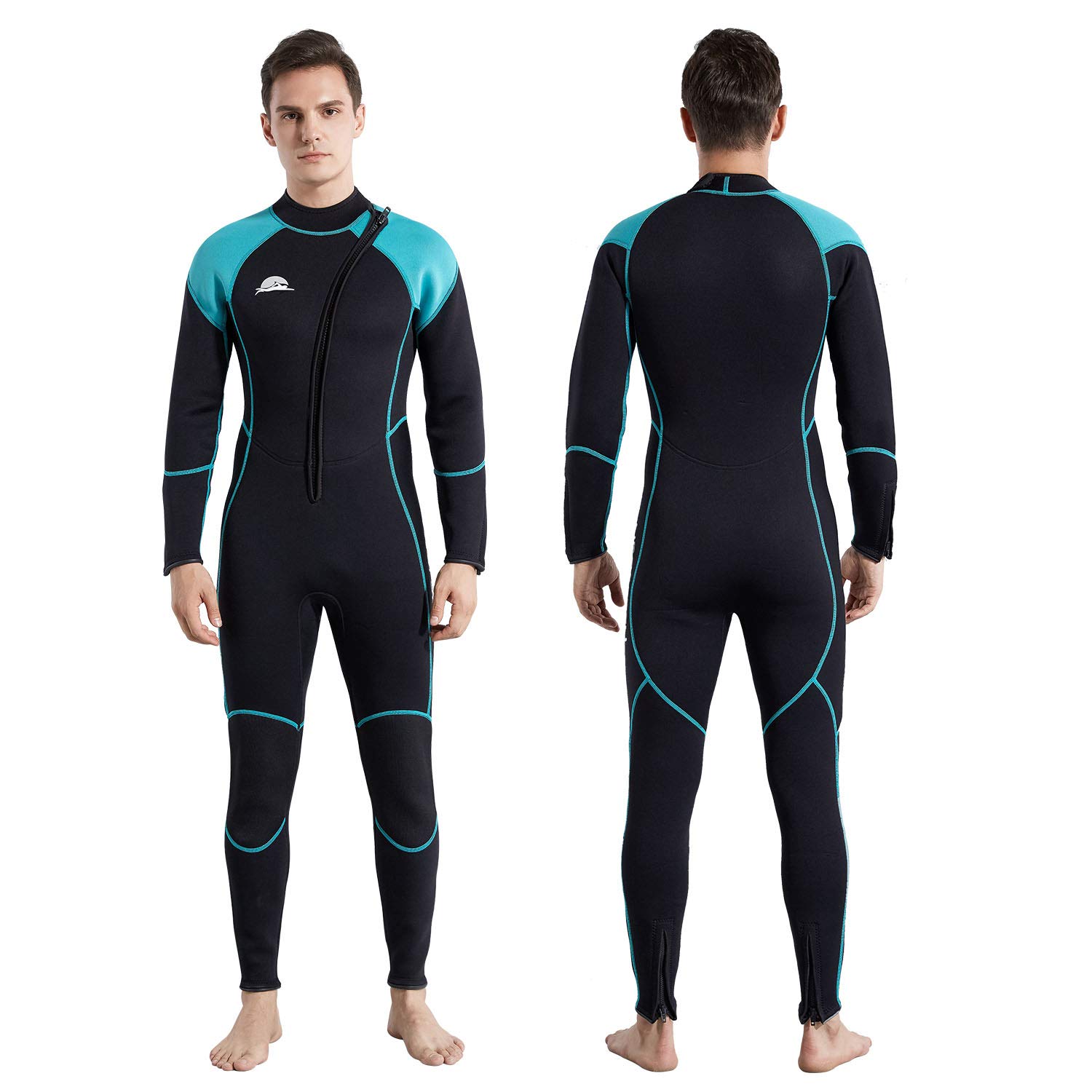 2mm 3mm Neoprene Wet Suits Front/Back Zip in Cold Water Full Body Dive Suit