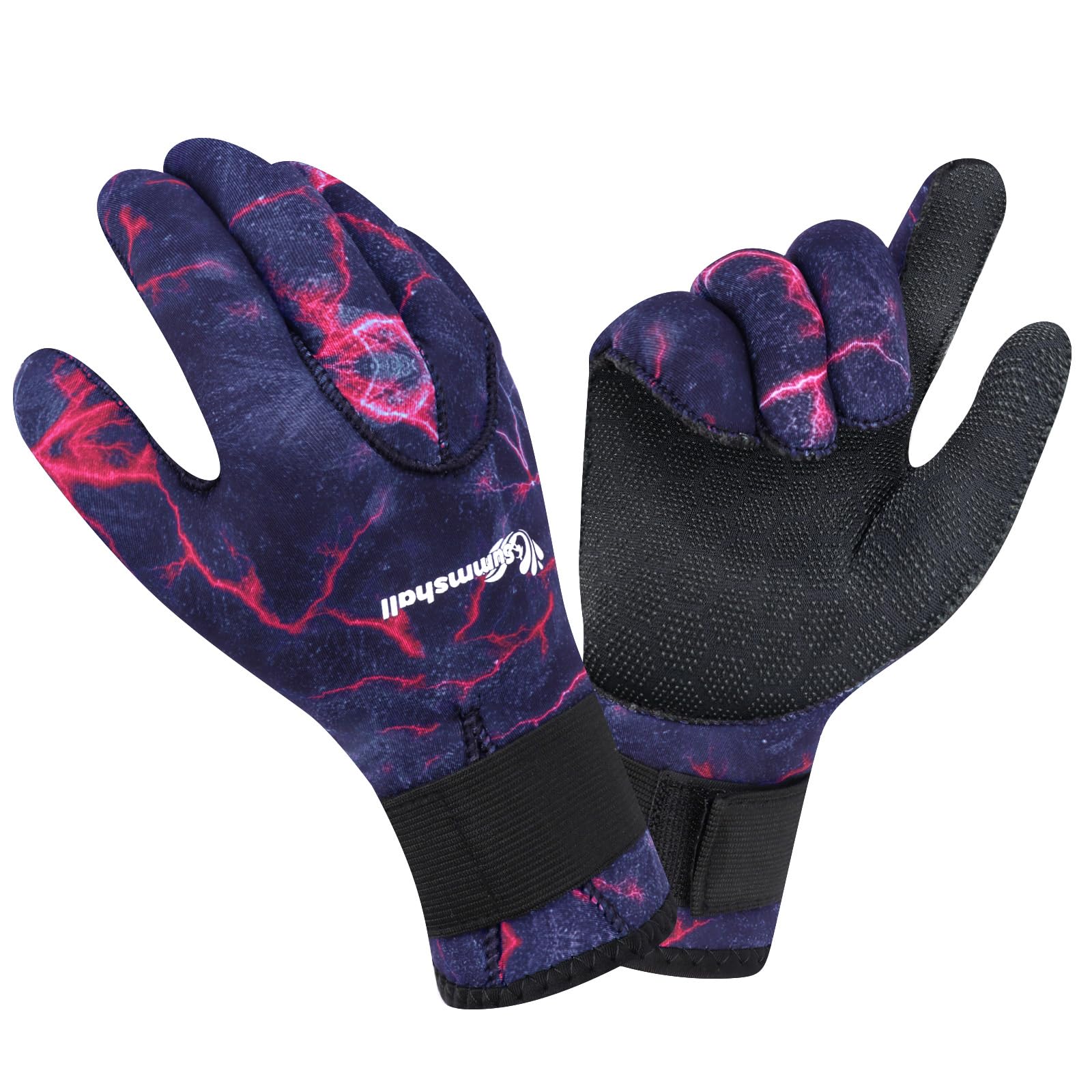 3MM Neoprene Thermal Non-Slip Gloves for Diving Boating
